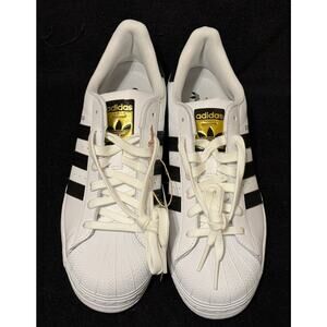 adidas Originals Superstar Black/Gold/White Men's Size 8.5, Shell Toe, NEW w/BOX